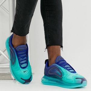 Nike Women’s Air Max 720 Sneakers Sea Forest Teal Blue Size 8.5